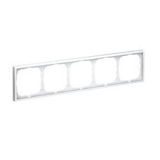 GAL000105 | ARTGALLERY 5-постовая РАМКА, универсальная, БЕЛЫЙ Systeme Electric
