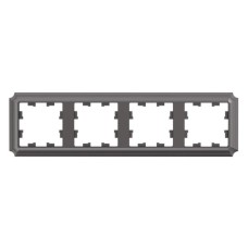 ATN100604 | ATLASDESIGN ANTIQUE 4-постовая РАМКА, универсальная, МОККО Systeme Electric
