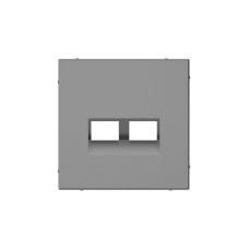 GAL001490 | ARTGALLERY НАКЛАДКА ДВОЙНАЯ для информационных функций типа Keystone, БАЗАЛЬТ Systeme Electric
