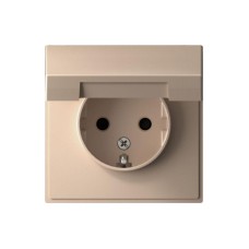 GAL001246 | ARTGALLERY РОЗЕТКА с заземл. со шторк. с крышкой, 16А, IP20, механизм, ПЕСОЧНЫЙ Systeme Electric
