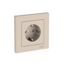 ATN001244S | ATLASDESIGN РОЗЕТКА с заземлением со шторками, 16А, в сборе, быстрозажим. клем., ПЕСОЧНЫЙ Systeme Electric
