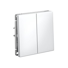 GAL001351 | ARTGALLERY 2-клавишный ВЫКЛЮЧАТЕЛЬ, сх.5, 10АХ, механизм, ЛОТОС Systeme Electric
