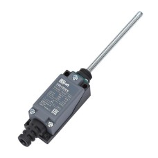 34010DEK | Концевой вык. метал. 1НО1НЗ Пружинный рычаг с пластиковым наконечником DEKraft
