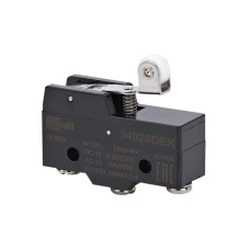 34029DEK | Миниатюрный конц. вык. 1НО1НЗ шарнирного короткого рычажного типа с роликом DEKraft
