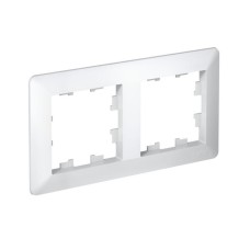 ATN220102 | ATLASDESIGN AIR 2-постовая РАМКА, БЕЛЫЙ/дымчатый белый Systeme Electric
