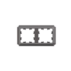 ATN100602 | ATLASDESIGN ANTIQUE 2-постовая РАМКА, универсальная, МОККО Systeme Electric
