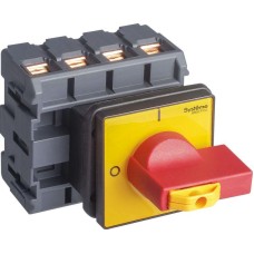 MSD100460R | ВЫКЛЮЧАТЕЛЬ-РАЗЪЕДИНИТЕЛЬ 4P 100A IP54 С КРАСНОЙ РУКОЯТКОЙ НА ДВЕРЦУ 4 ВИНТА 1 ЗАМОК Systeme Electric
