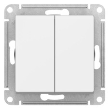 ATN001373 | ATLASDESIGN 2-клавишный ПЕРЕКРЕСТНЫЙ ПЕРЕКЛЮЧАТЕЛЬ, сх.7+7, 10АХ, механизм, ЛОТОС Systeme Electric
