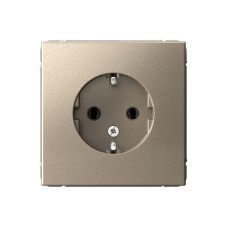 GAL000543 | ARTGALLERY РОЗЕТКА с заземлением, 16А, механизм, ШАМПАНЬ Systeme Electric
