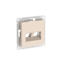 ATN000290 | ATLASDESIGN НАКЛАДКА двойная для информационных функций типа Keystone, БЕЖЕВЫЙ Systeme Electric
