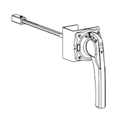 SSDERHS15B1625 | ВЫНОСНАЯ СТАНДАРТНАЯ ЧЁРНАЯ ПОВОРОТНАЯ РУКОЯТКА ДЛЯ БОКОВОЙ УСТАНОВКИ НА SD160-250 Systeme Electric
