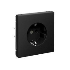 GAL001043S | ARTGALLERY РОЗЕТКА с заземлением, 16А, механизм, быстрозажим. клем., КАРБОН Systeme Electric
