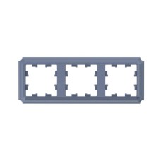 ATN100703 | ATLASDESIGN ANTIQUE 3-постовая РАМКА, универсальная, ГРИФЕЛЬ Systeme Electric
