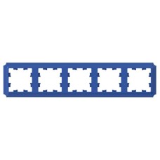 ATN101105 | ATLASDESIGN ANTIQUE 5-постовая РАМКА, универсальная, АКВАМАРИН Systeme Electric
