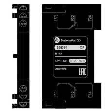 SSDOF2280 | ВСПОМОГАТЕЛЬНЫЙ КОНТАКТ 2NO2NC ДЛЯ SD80 Systeme Electric
