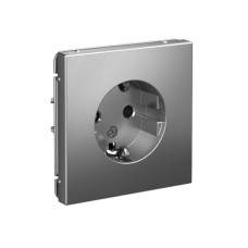 GAL000945 | ARTGALLERY РОЗЕТКА с заземлением со шторками, 16А, механизм, СТАЛЬ Systeme Electric
