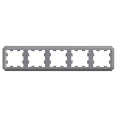 ATN100905 | ATLASDESIGN ANTIQUE 5-постовая РАМКА, универсальная, СТАЛЬ Systeme Electric
