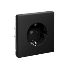 GAL001045S | ARTGALLERY РОЗЕТКА с заземлением со шторками, 16А, механизм, быстрозажим. клем., КАРБОН Systeme Electric
