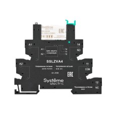 SSL1PRFU | Релейный модуль 1CO, 6A, 60В DC, push-in зажим Systeme Electric