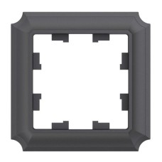 ATN101401 | ATLASDESIGN ANTIQUE 1-постовая РАМКА, БАЗАЛЬТ Systeme Electric
