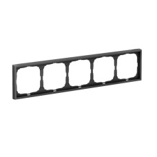 GAL001005 | ARTGALLERY 5-постовая РАМКА, универсальная, КАРБОН Systeme Electric
