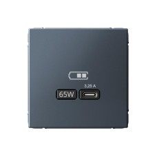 GAL000727 | ARTGALLERY USB РОЗЕТКА тип-С 65Вт высокоскор.заряд. QC, PD, механизм, ГРИФЕЛЬ Systeme Electric
