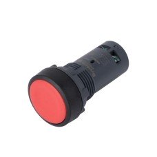 SB7NA45 | Кнопка SB7 моноблочная 22мм красная с возвратом, пластик, 1НО+1НЗ, IP65 Systeme Electric
