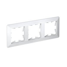 ATN220103 | ATLASDESIGN AIR 3-постовая РАМКА, БЕЛЫЙ/дымчатый белый Systeme Electric
