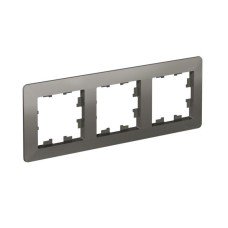 ATN220903 | ATLASDESIGN AIR 3-постовая РАМКА, СТАЛЬ/дымчатый черный Systeme Electric
