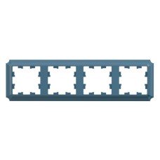 ATN100804 | ATLASDESIGN ANTIQUE 4-постовая РАМКА, универсальная, ИЗУМРУД Systeme Electric
