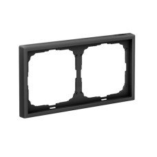 GAL001002 | ARTGALLERY 2-постовая РАМКА, универсальная, КАРБОН Systeme Electric
