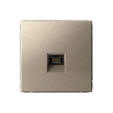 GAL000583 | ARTGALLERY РОЗЕТКА компьютерная RJ45, кат. 5е, механизм, ШАМПАНЬ Systeme Electric
