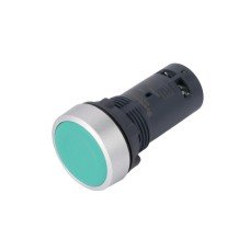 SB7EA31 | Кнопка SB7 моноблочная 22мм зеленая с возвратом, металл, 1НО, IP65 Systeme Electric
