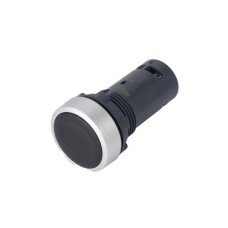 SB7EA21 | Кнопка SB7 моноблочная 22мм черная с возвратом, металл, 1НО, IP65 Systeme Electric
