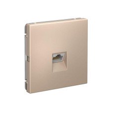 GAL001286 | ARTGALLERY РОЗЕТКА компьютерная RJ45, кат. 6A, механизм, ПЕСОЧНЫЙ Systeme Electric
