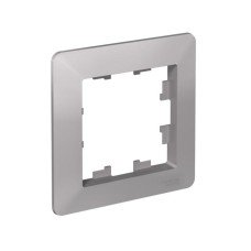 ATN220301 | ATLASDESIGN AIR 1-постовая РАМКА, АЛЮМИНИЙ/дымчатый черный Systeme Electric
