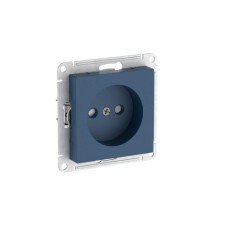 ATN001149S | ATLASDESIGN РОЗЕТКА без заземления со шторками, 16А, мех., быстрозажим. клем., АКВАМАРИН Systeme Electric
