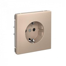 GAL001245S | ARTGALLERY РОЗЕТКА с заземлением со шторками, 16А, механизм, быстрозажим. клем., ПЕСОЧНЫЙ Systeme Electric
