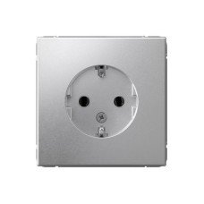 GAL000343 | ARTGALLERY РОЗЕТКА с заземлением, 16А, механизм, АЛЮМИНИЙ Systeme Electric
